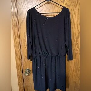 White House Black Market Black Cocktail Dress Large